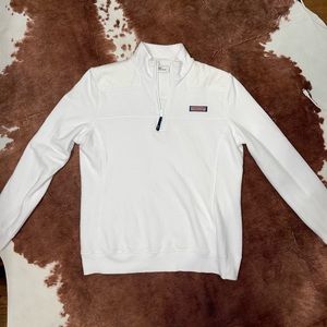 Vineyard Vines quarter zip pullover, size M.